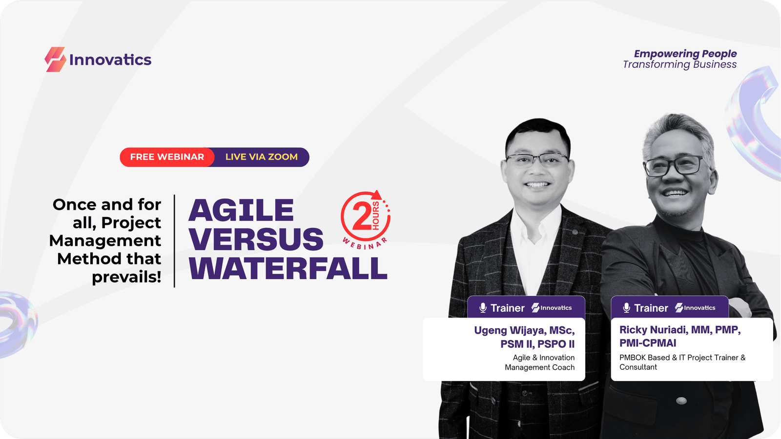 Free Class Online Agile VS Waterfall